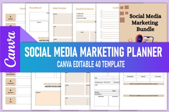Download Social Media Marketing Planner Canva - Social media Collection