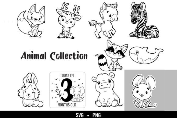 Download Adorable Animal Clipart Pack - Art Collection