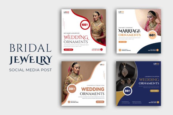Download Bridal Jewelry Social Media Post - Social media Collection