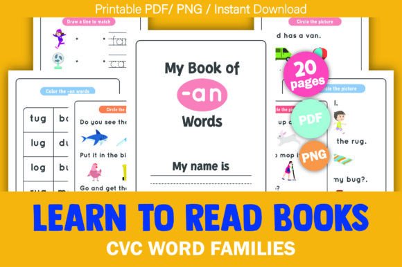 Download CVC Words for Kindergarten - Art Collection
