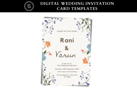 Download Modern Wedding Card Invitation Template - Wedding Collection