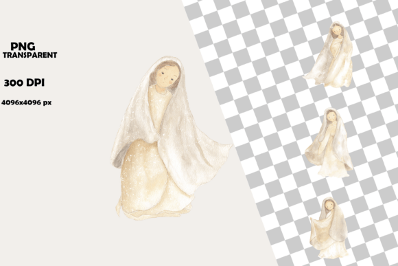 Download Graceful Mary Easter Religious Art - Art Collection