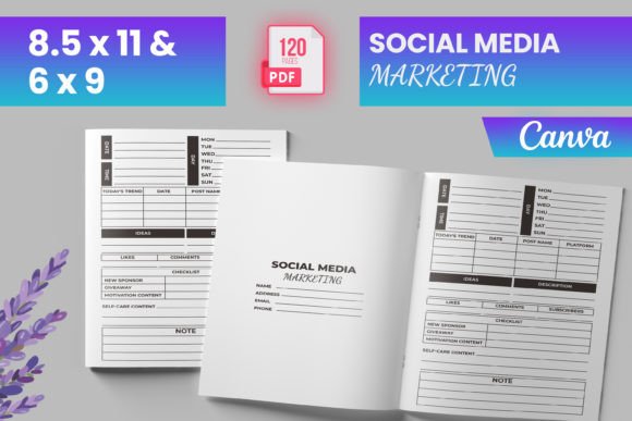 Download Social Media Marketing Canva (KDP) - Social media Collection