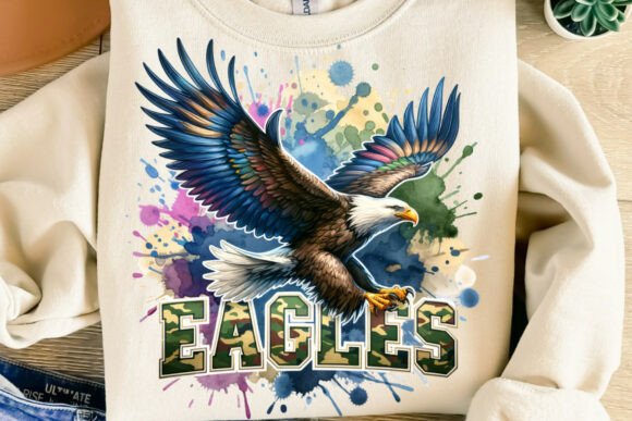 Download Camouflage Eagles Football Mascot Png - Football mascot png Collection