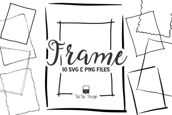 Download Hand Drawn Rectangle Frame SVG PNG - Premium Resources