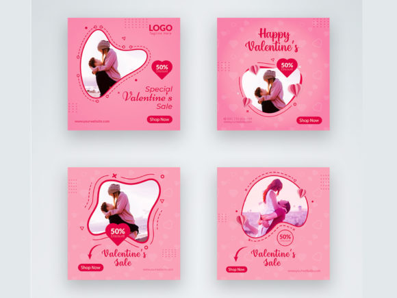 Download Valentines Social Media Post Collection - Post collection Collection