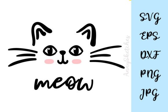 Download Cat Face SVG – Cute Kitty Clipart Cricut - Art Collection