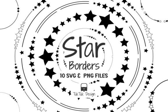 Download Star Circle Border Frame SVG PNG Bundle - Premium Resources