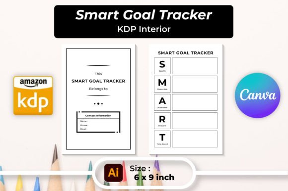 Download Smart Goal Tracker KDP Interior - Art Collection
