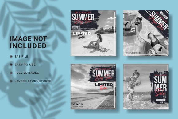 Download Summer Social Media Post Collection - Post collection Collection