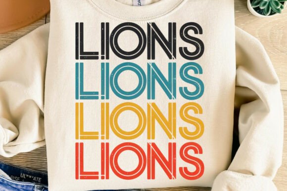 Download Retro Lions Football Mascot Png - Football mascot png Collection