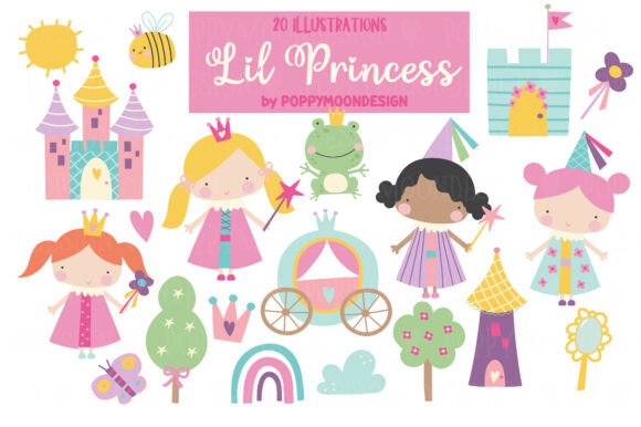 Download Lil Princess Clipart Set - Art Collection