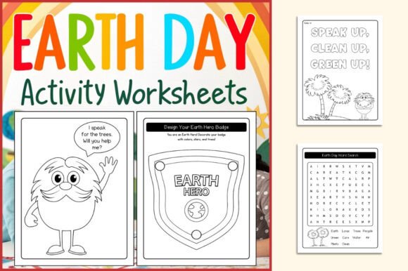 Download Earth Day Activity Worksheets for Kids - Art Collection