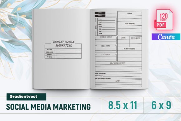 Download (KDP) Social Media Marketing Canva - Social media Collection