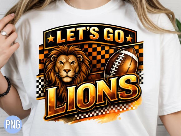 Download Lets Go Lions Football Mascot PNG - Football mascot png Collection
