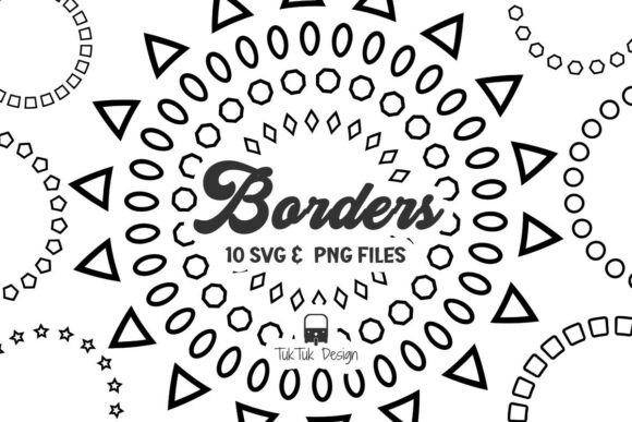 Download Geometric Shape Circle Frame SVG PNG Set - Premium Resources