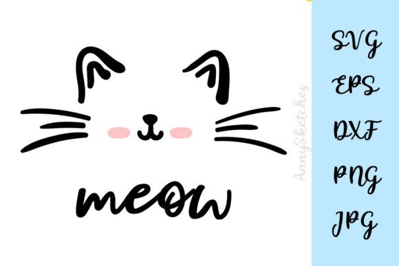 Download Cat Face SVG – Cute Kitty Clipart Cricut - Art Collection