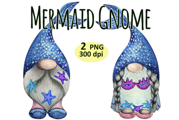 Download Mermaid Gnome, Summer Beach Clipart Png - Art Collection