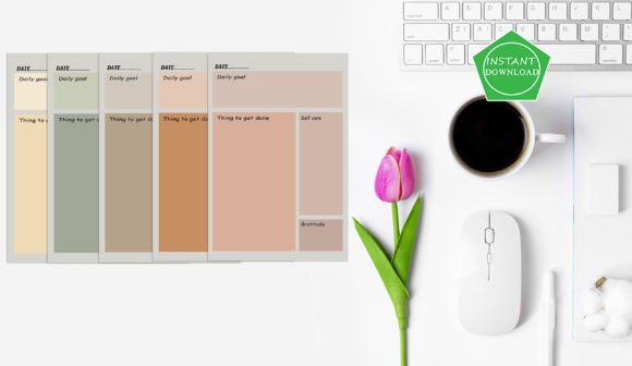 Download Digital Planner Smart Goal Template - Art Collection