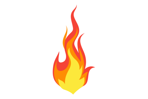 Download Bright Flame. Cartoon Fire. Burning Torc - Art Collection