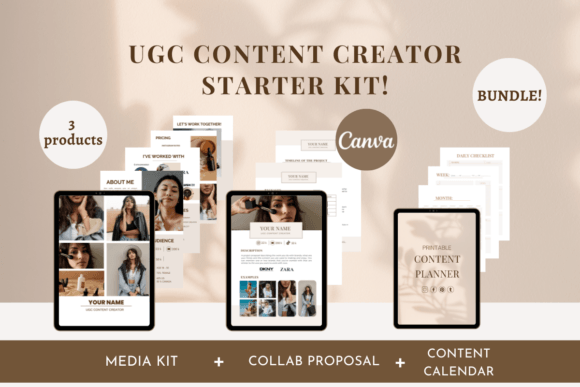 Download Content Creator UGC Kit for Social Media - Social media Collection