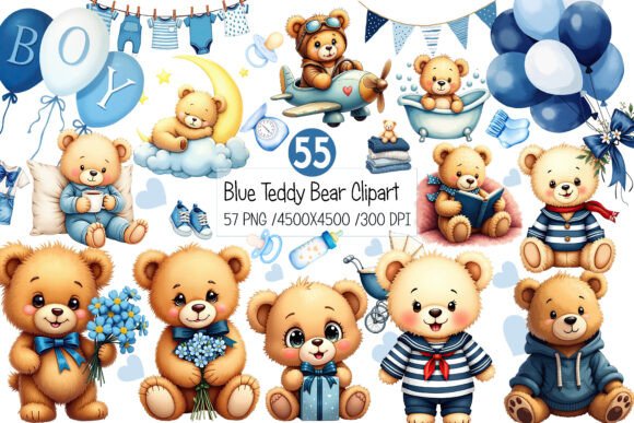 Download Teddy Bear Baby Shower Clipart - Art Collection